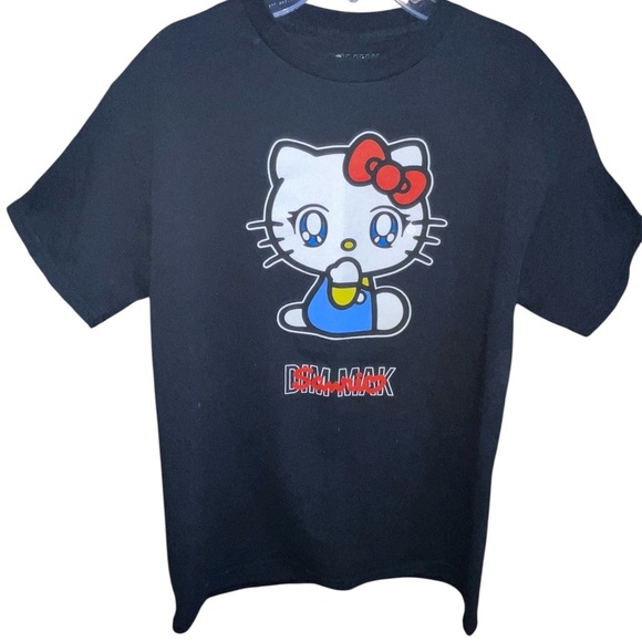 Dim Mak x Hello Kitty Daydream Black T-Shirt - Picture 2 of 10